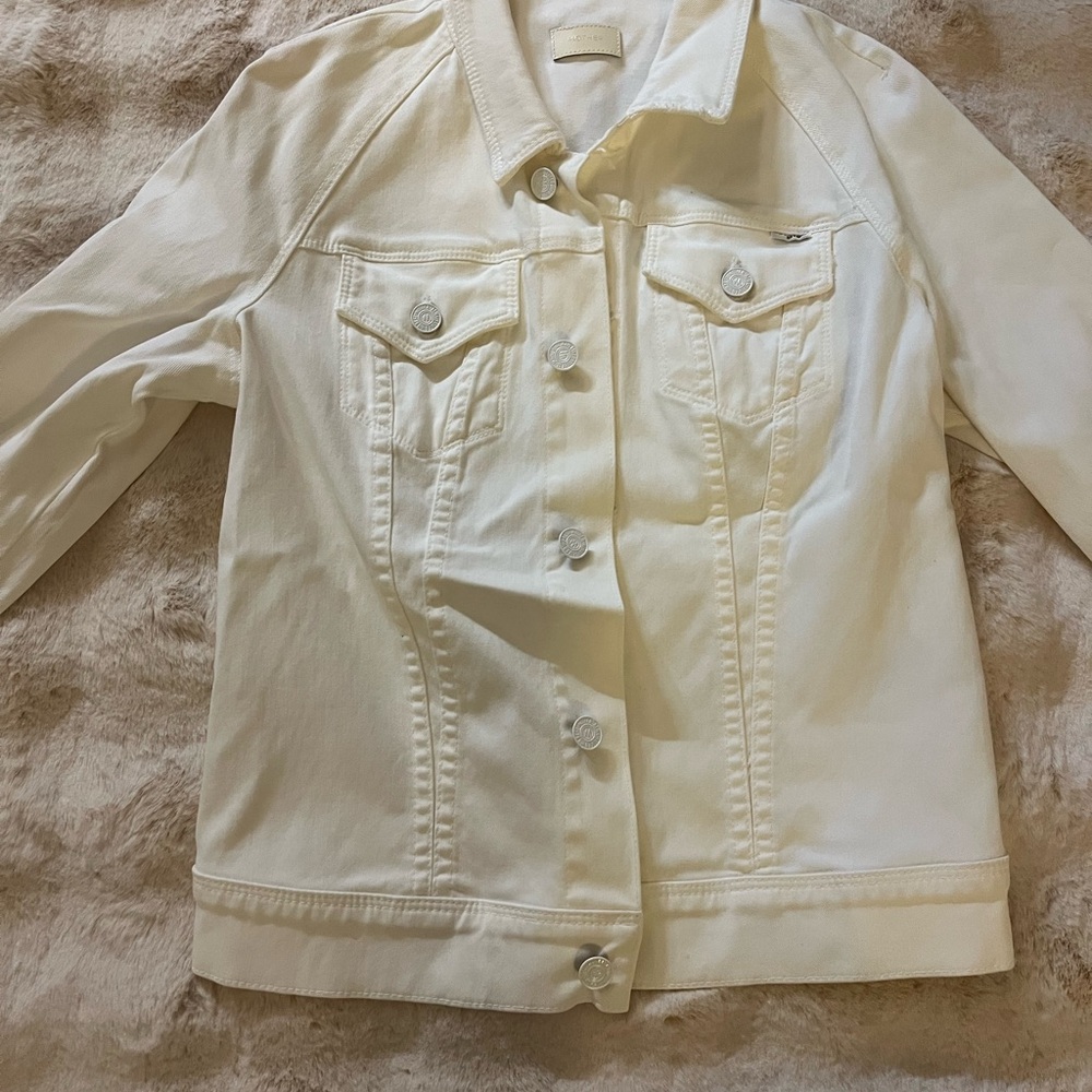 MOTHER Cream Jean Jacket
